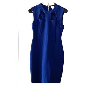 Navy blue Cache cutout dress in size 2
